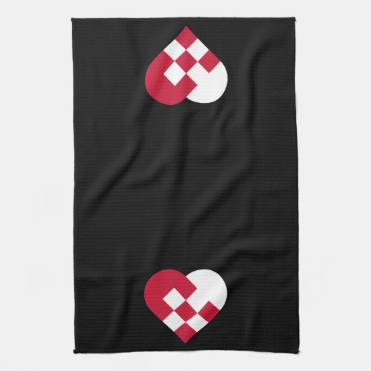 Scandinavisch Joelhart Theedoek (Verticaal)