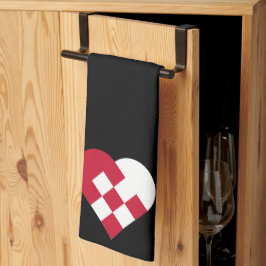 Scandinavisch Joelhart Theedoek