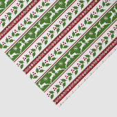 Scandinavisch kerst rendier tissuepapier (Detail)