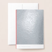 Scandinavisch Kerst Rocking Horse Custom Folie Kaarten (Met envelop)