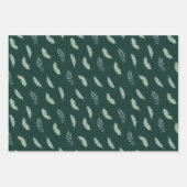 Scandinavisch kerstboompatroonpatroon inpakpapier vel (Voorkant 3)