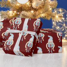 Scandinavisch kerstboomwerkpapier