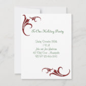 Scandinavisch kerstfeest kaart (Achterkant)