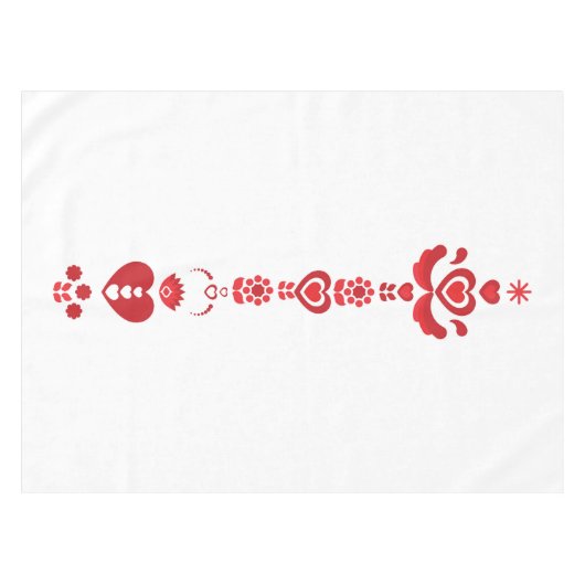 Scandinavisch kerstfeest Modern Pattern Tablecloth Tafelkleed (Voorkant (Horizontaal))