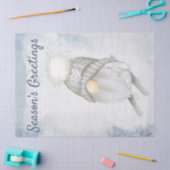 Scandinavisch kerstfeestdag feestelijk gnoom tissuepapier (Craft)