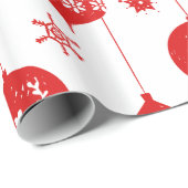 Scandinavisch kerstpatroon cadeaupapier (Rol Hoek)