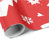 Scandinavisch kerstpatroon cadeaupapier (Rol Hoek)