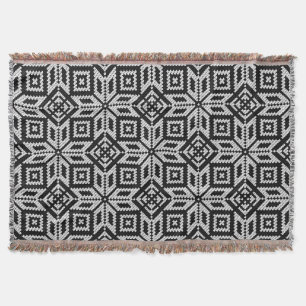 Scandinavisch kerstpatroon deken