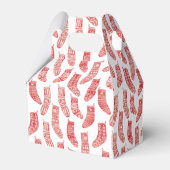 Scandinavisch kerstrood Wit Bedankdoosjes (Achterkant)