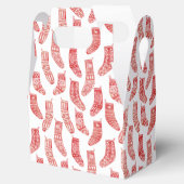 Scandinavisch kerstrood Wit Bedankdoosjes (Geopend)