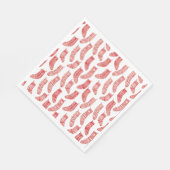 Scandinavisch kerstrood Wit Servet (Hoek)