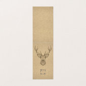  Scandinavisch kerstVisitekaartje Visitekaartje (Buitenkant ongevouwen)