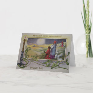 Scandinavisch kerstWenskaart Feestdagen Kaart