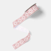 Scandinavisch Kruissteek Paneel - Grosgrain Lint (Achterkant)