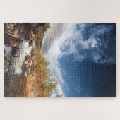 Scandinavisch landschap legpuzzel (Horizontaal)