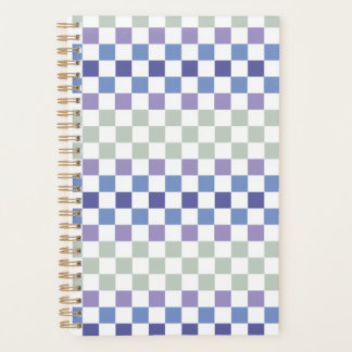 Scandinavisch Minimaal Saliegroen en Stofblauw Planner