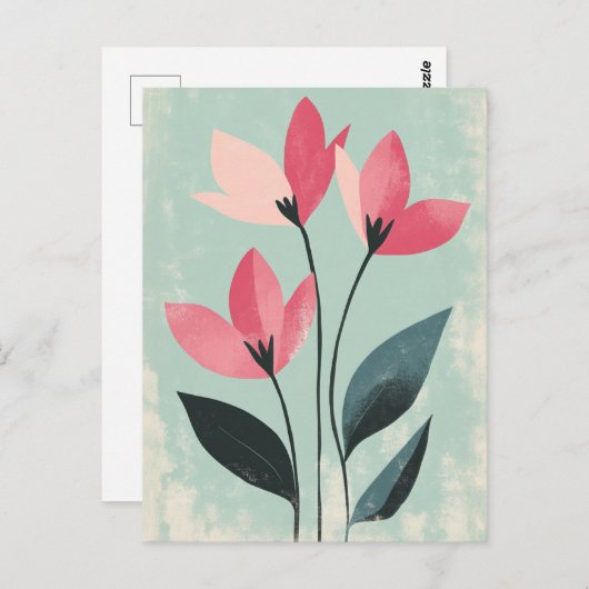 Scandinavisch minimalistisch #167 briefkaart (Voorkant / Achterkant)