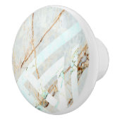 Scandinavisch minimalistisch geometrisch beige mar keramische knop (Rechts)