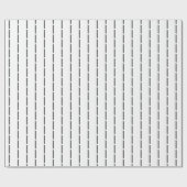 Scandinavisch minimalistisch zwart-wit cadeaupapier (Vlak)