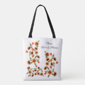 Scandinavisch motief van geluk gloeit van binnenui tote bag (Achterkant)