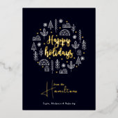 Scandinavisch Noords Fijne Feestdagen Gepersonalis (Voorkant)