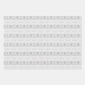 Scandinavisch noordse kerstrendierrenier inpakpapier vel (Voorkant 2)