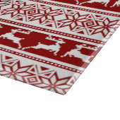 Scandinavisch noordse kerstrendierrenier snijplank (Hoek)