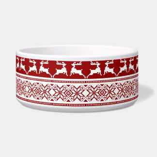 Scandinavisch noordse kerstrendierrenier voerbakje