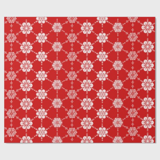 Scandinavisch Nordic Christmas Wrapping Papier (Vlak)