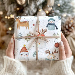 Scandinavisch Nordic Christmas Wrapping Papier<br><div class="desc">Voeg een speelse en schattige touch toe aan uw kerstcadeaus met dit Kawaii Nordic Christmas-inpakpapier! Met charmante Scandinavische geïnspireerde patronen met schattige personages, sneeuwvlokken en gezellige Scandinavische design, brengt dit inpakpapier de zoete stijl van Kawaii en de tijdloze elegantie van het Scandinavische vakantiedecor samen. Ideaal voor het inpakken van cadeaus...</div>
