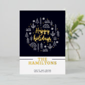 Scandinavisch Nordic Prettige Feestdagen Gepersona (Staand Voorkant)