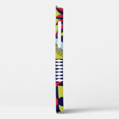 Scandinavisch of retro-stijlgrafisch patroon. Hand Case-Mate iPhone Case (Achterkant / Links)