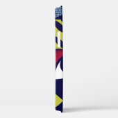 Scandinavisch of retro-stijlgrafisch patroon. Hand Case-Mate iPhone Case (Achterkant / Rechts)