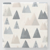 Scandinavisch Onderzetter van Bergsteen (Voorkant)