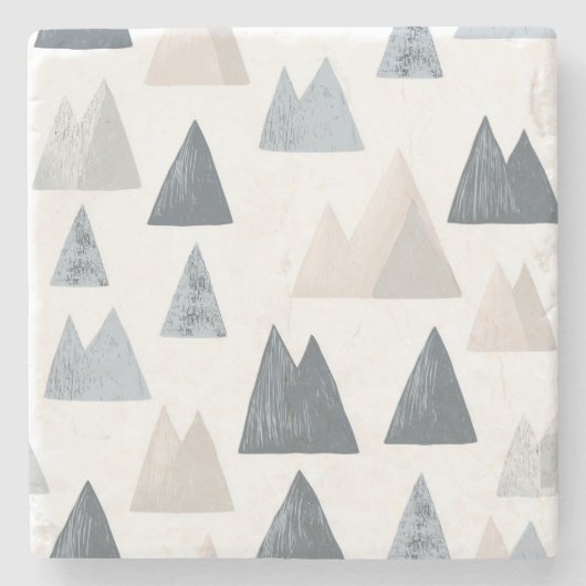 Scandinavisch Onderzetter van Bergsteen (Voorkant)