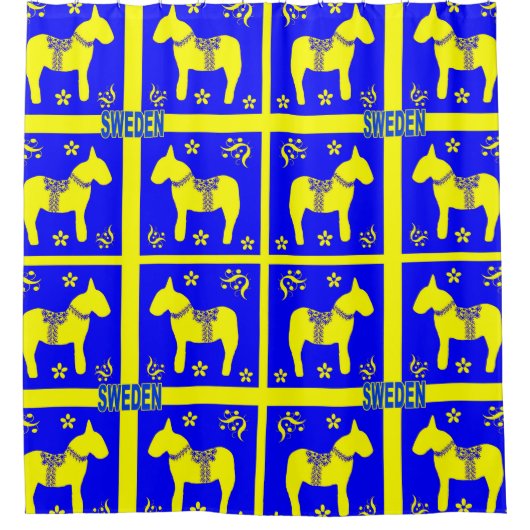 Scandinavisch ontwerp douchegordijn (Voorkant)