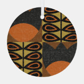 Scandinavisch ontwerp: naadloos patroon glas ornament (Achterkant)