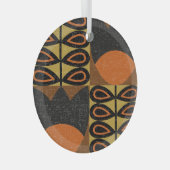 Scandinavisch ontwerp: naadloos patroon glas ornament (Voorkant Rechts)