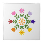 Scandinavisch opwindingswiel tegeltje (Voorkant)