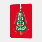 Scandinavisch Ornament voor kerstmis (Voorkant links)