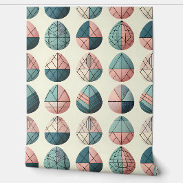 Scandinavisch Pasen Ei Peel and Stick Behang