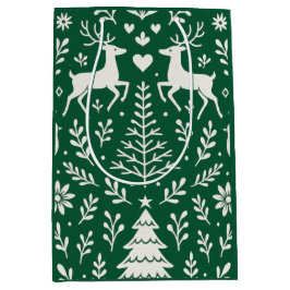 SCANDINAVISCH PATROON CADOUBZAK MEDIUM CADEAUZAKJE