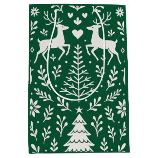 SCANDINAVISCH PATROON CADOUBZAK MEDIUM CADEAUZAKJE