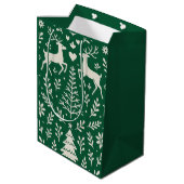 SCANDINAVISCH PATROON CADOUBZAK MEDIUM CADEAUZAKJE (Achterkant Gekanteld)