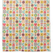 Scandinavisch patroon douchegordijn (Voorkant)