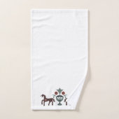 Scandinavisch Patroon Paard Bad Handdoek (Handdoek)