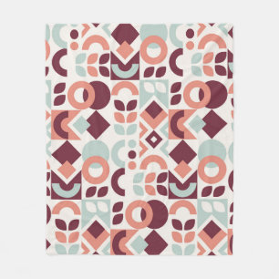 Scandinavisch patroonontwerp. Eenvoudige moderne r Fleece Deken