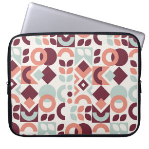 Scandinavisch patroonontwerp. Eenvoudige moderne r Laptop Sleeve