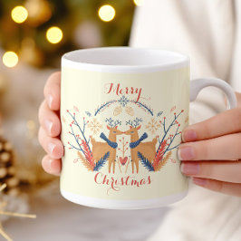 Scandinavisch Rendier Nordic Christmas Design Koffiemok