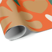 Scandinavisch roestvrij kerstpatroon cadeaupapier (Rol Hoek)